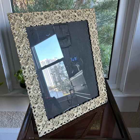 Vintage Ornate Heavyweight Picture Frame 16.5” x 13.5” Intricate Scroll Design - Picture 2 of 15